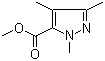 CAS 登录号：773136-70-2, 1,3,4-三甲基-1H-吡唑-5-羧酸甲酯