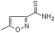 structure of CAS# 77358-26-0, 5-Methyl-3-isoxazolecarbothioamide