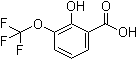2-羟基-3-(三氟甲氧基)苯甲酸分子结构 (CAS 773873-50-0)