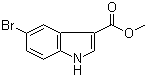 5-溴-1H-吲哚-3-羧酸甲酯分子结构 (CAS 773873-77-1)