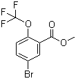 structure of CAS# 773874-13-8, 5-溴-2-三氟甲氧基苯甲酸甲酯