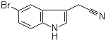 structure of CAS# 774-14-1, 5-溴吲哚-3-乙腈