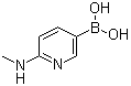 [6-(甲基氨基)-3-吡啶基]硼酸分子结构 (CAS 774170-15-9)