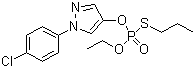 structure of CAS# 77458-01-6, 吡唑硫磷
