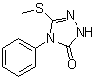 2,4-二氢-5-(甲硫基)-4-苯基-3H-1,2,4-三唑-3-酮分子结构 (CAS 7746-66-9)