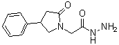 CAS 登录号：77472-71-0, 2-氧代-4-苯基-1-吡咯烷乙酸酰肼