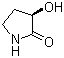 (R)-3-羟基-2-吡咯烷酮分子结构 (CAS 77510-50-0)