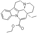 CAS # 77549-94-1, (16alpha)-Eburnamenine-14-carboxylic acid ethyl ester, Ethyl trans-apovincaminate, trans-Apovincaminic acid ethyl ester