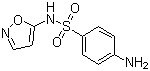 structure of CAS# 7758-79-4, N-(Isoxazol-5-yl)sulphanilamide