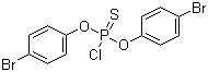 CAS # 77628-32-1, O,O-Di(4-bromophenyl)thiophosphoryl chloride, Phosphorochloridothioic acid O,O-bis(4-bromophenyl) ester