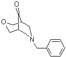 7-苄基-3-氧杂-7-氮杂双环[3.3.1]壬烷-9-酮分子结构 (CAS 77716-01-9)