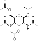 CAS 登录号：7772-85-2, 异丙基 2-(乙酰基氨基)-2-脱氧-beta-D-葡萄糖苷-3,4,6-三乙酸酯