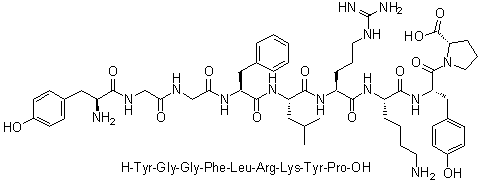 β-新内啡肽(猪)分子结构 (CAS 77739-21-0)