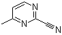 4-甲基-2-嘧啶甲腈分子结构 (CAS 77768-02-6)