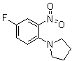 structure of CAS# 778-56-3, 1-(4-Fluoro-2-nitrophenyl)pyrrolidine