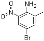 structure of CAS# 77811-44-0, 4-溴-2-甲基-6-硝基苯胺