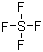 四氟化硫分子结构 (CAS 7783-60-0)