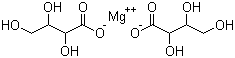 L-苏糖酸镁分子结构 (CAS 778571-57-6)