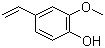 structure of CAS# 7786-61-0, 4-乙烯基-2-甲氧基苯酚