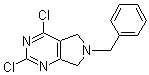 structure of CAS# 779323-58-9, 2,4-二氯-6,7-二氢-6-苄基-5H-吡咯并[3,4-d]嘧啶