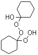 CAS # 78-18-2, 1-[(1-Hydroperoxycyclohexyl)dioxy]cyclohexanol, 1-Hydroxy-1'-hydroperoxydicyclohexyl peroxide, Perhexa P