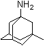 3-甲基金刚烷-1-胺分子结构 (CAS 78056-28-7)
