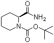 structure of CAS# 78058-41-0, N-Boc-L-2-哌啶甲酰胺