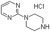 structure of CAS# 78069-54-2, 1-(2-Pyrimidyl)piperazine hydrochloride