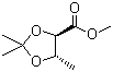 CAS # 78086-72-3, Methyl (4R,5S)-2,2,5-trimethyl-1,3-dioxolane-4-carboxylate, 4-Deoxy-2,3-O-isopropylidene-L-threonic acid methyl ester, Methyl 4-deoxy-2,3-O-isopropylidene-L-threonate