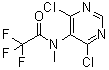 CAS 登录号：781-28-2, N-(4,6-二氯-5-嘧啶基)-2,2,2-三氟-N-甲基乙酰胺
