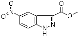 structure of CAS# 78155-75-6, 5-硝基-1H-吲唑-3-羧酸甲酯