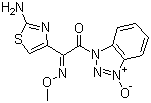 CAS 登录号：78162-04-6, 羟基苯并三氮唑活性酰胺, 1-[2-(Z)-甲氧亚氨基-2-(2-氨基噻唑-4-基)乙酰基]苯并三氮唑-3-氧化物