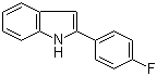 structure of CAS# 782-17-2, 2-(4-Fluorophenyl)-1H-indole