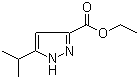 structure of CAS# 78208-72-7, Ethyl 5-(1-methylethyl)-1H-pyrazole-3-carboxylate