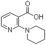 structure of CAS# 78253-61-9, 2-Piperidin-1-ylnicotinic acid