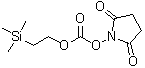 structure of CAS# 78269-85-9, 1-[[[2-(Trimethylsilyl)ethoxy]carbonyl]oxy]-2,5-pyrrolidinedione