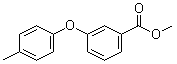 3-(4-甲基苯氧基)苯甲酸甲酯分子结构 (CAS 78303-09-0)