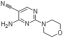 4-氨基-2-(4-吗啉基)-5-嘧啶甲腈分子结构 (CAS 78318-43-1)