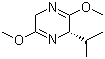structure of CAS# 78342-42-4, (S)-2,5-二氢-3,6-二甲氧基-2-异丙基吡嗪