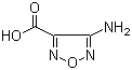 3-氨基呋咱-4-羧酸分子结构 (CAS 78350-50-2)