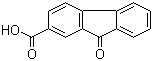 structure of CAS# 784-50-9, 9-Fluorenone-2-carboxylic acid