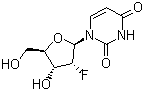 structure of CAS# 784-71-4, 2'-Fluoro-2'-deoxyuridine