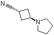 CAS # 78403-00-6, trans-3-(1-Pyrrolidinyl)cyclobutanecarbonitrile