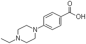 4-(4-乙基哌嗪-1-基)苯甲酸分子结构 (CAS 784130-66-1)