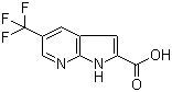 structure of CAS# 784144-05-4, 5-三氟甲基-1H-吡咯并[2,3-b]吡啶-2-羧酸