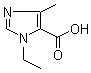 structure of CAS# 78449-68-0, 1-乙基-4-甲基-1H-咪唑-5-羧酸