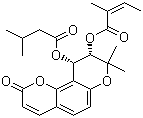 白花前胡素 E分子结构 (CAS 78478-28-1)