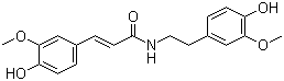 N-反式-阿魏酰-3-甲氧基酪胺分子结构 (CAS 78510-19-7)