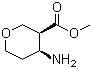 (3S,4S)-4-氨基四氢-2H-吡喃-3-羧酸甲酯分子结构 (CAS 785776-21-8)