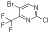 5-溴-2-氯-4-(三氟甲基)嘧啶分子结构 (CAS 785777-92-6)